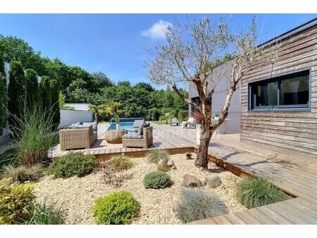 orvault "la forêt" – prestigieuse villa d'architecte de plain-pied (197 m²) avec piscine..