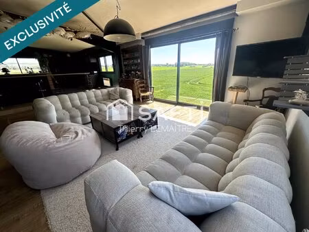 loft lumineux avec vue dégagée  à trois kilomètres de wissant.