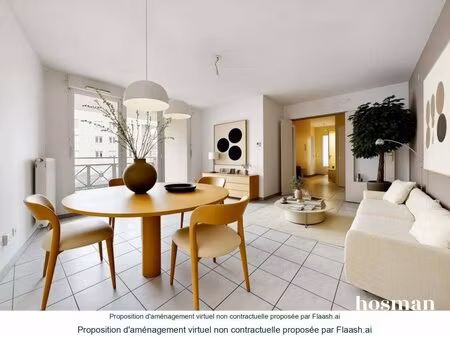 appartement t3 de 62 53m² avec loggia de 8 63m2 et box fermé en sus - rue rhonat ...