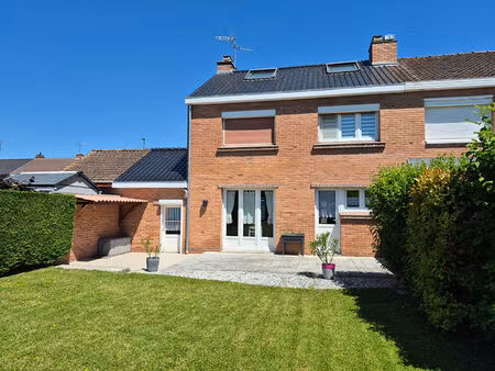 maison saint andre lez lille   semi-mitoyenne  4 chambres  jardin  garage