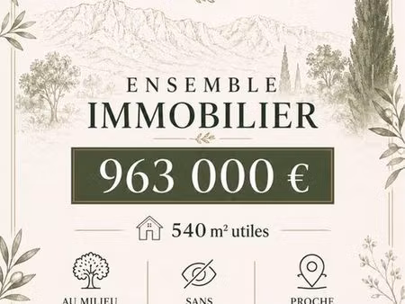 ensemble immobilier 540m2