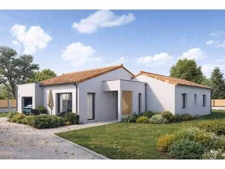 terrain avec maison neuve à vendre
