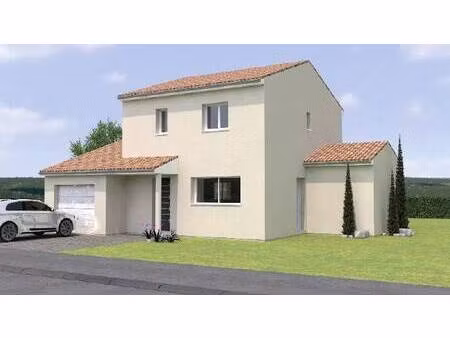 terrain avec maison neuve à vendre