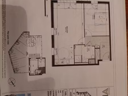 grand t2 en rez de jardin