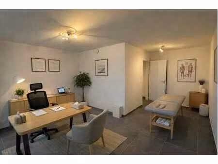 appart 2ch + bureau séparé avec accès direct - rdc- 130m2