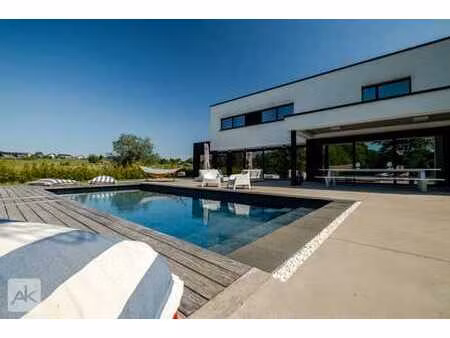 villa contemporaine à flémalle et terrain constructible