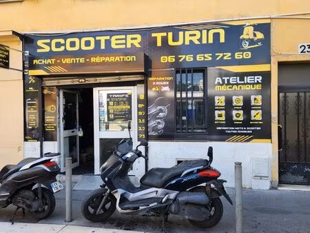 fond de commerce garage moto et scooter