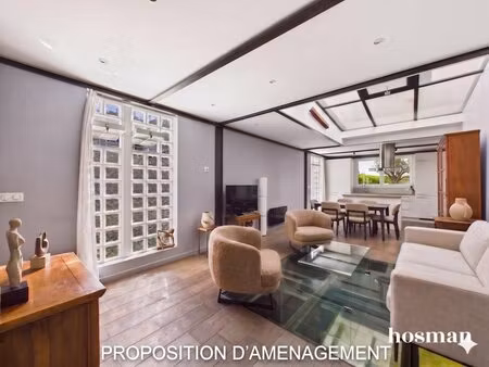 coup de coeur ! loft traversant 2 chambres + 1 bureau - 110 m²  avec terrasse –...