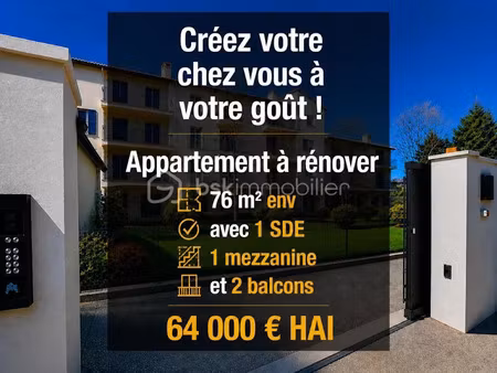 vente appartement 3 pièces 76.2 m² à saint-christol (84390)  64 000 €