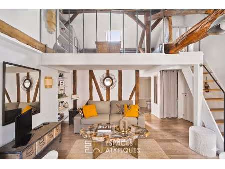 duplex de luxe à vendre dans le quartier raspail-montparnasse