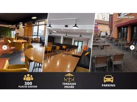 actif exceptionnel à céder – restaurant de 650 m² avec 300 places assises  terrasse  jardi