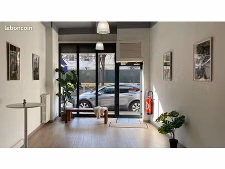 à vendre local commercial murs style loft 46m2 + cave 3m2