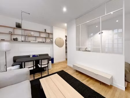 paris xvi - superbe alcove studio meuble de 39 6 m2 - rue cimarosa