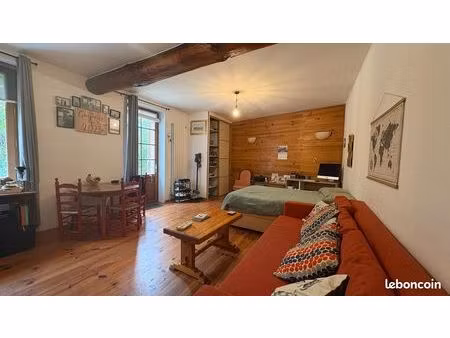 beau t2 meublé de 67 m² à louer au cœur du village calme de saint-paul-sur-save