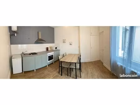 appartement meublé t2 – 34 m² – tours centre