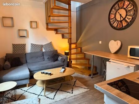 petit f2 duplex meublé dieppe