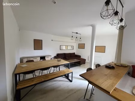 location meublée coup de cœur – t3 lumineux avec grande terrasse