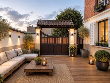 appartement avec terrasse de 25 m2 / à rénover et aménager
