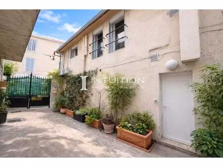 cannes - république : maison de ville avec local commercial et appartement
