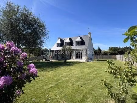 la chapelle-neuve - charmante maison - 6 pieces - vie plain pied - jardin clos et arbore