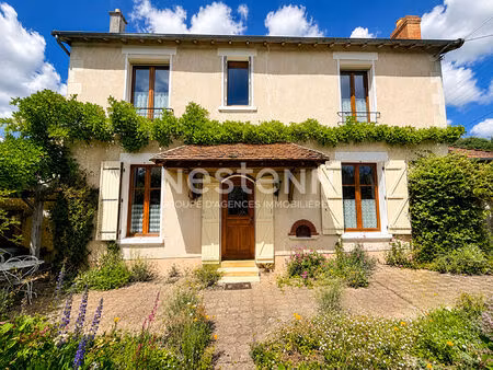 maison de caractère varennes-vauzelles 2h de paris terrain 1114m2 familiale 4 chambres