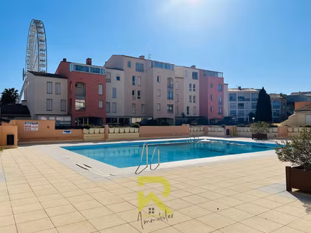 vente appartement 2 pièces 31 m² agde (34300)