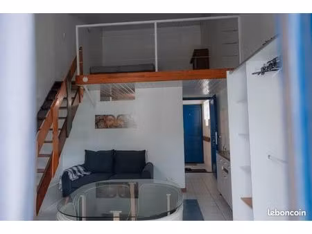 f1 meublé avec mezzanine