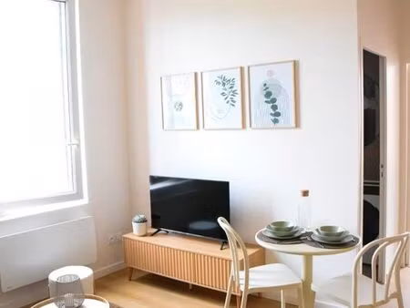 t2 meublé 32 m² rénové à neuf – disponible en juillet