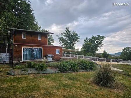 a louer - chalet 40m2 dans propriété privée