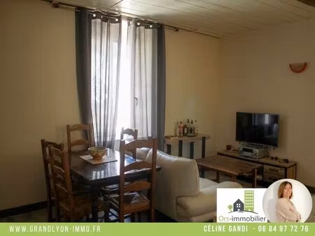 maison de village t3 de 58 m² avec garage - condrieu 69420