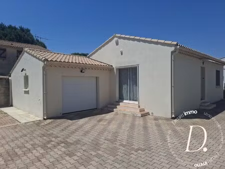 agréable maison de plain-pied 3 pièces avec garage et jardin