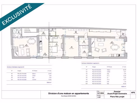 vente immeuble 0 pièces 140 m² à dunes (82340)  175 000 €