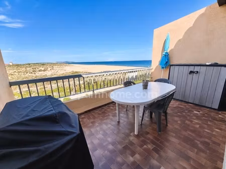 appartement rénové avec terrasse panoramique vue mer et sète - marseillan (34)