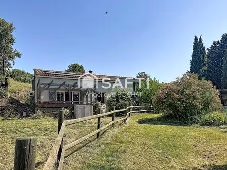 maison de campagne avec 4 hectares de prairie garage box chevaux à fontès