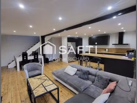 200m2 habitable au cœur de mozac :une maison à découvrir