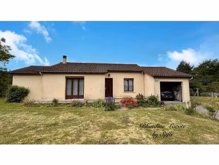 pavillon de plain-pied avec garage et jardin