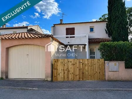 prades-le-lez  villa 3 chambres  garage  jardin