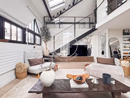loft courbevoie 3 pièce(s) 74.4 m2