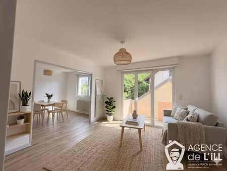appartement 3 pièces entièrement rénové lumineux  avec bal