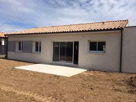 terrain avec maison neuve à vendre
