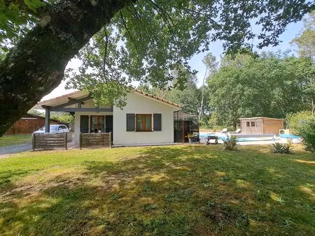 maison familiale meublée 5 chambres avec piscine  en lisière de forêt – saugnac-et-muret