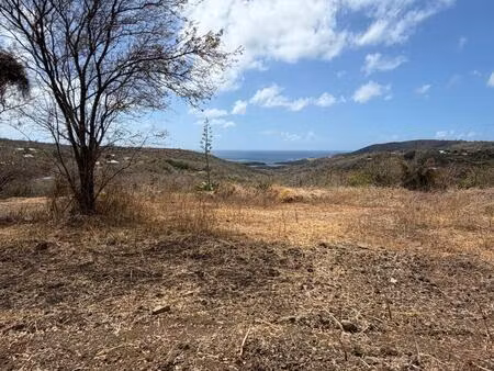 terrain plat vue mer