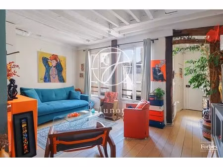paris 6e - marché saint-germain - appartement - 2 pièces - 50 92m² carrez - 1 chambre - tr