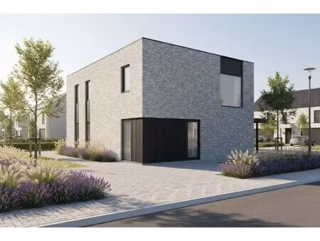 nieuw te bouwen alleenstaande woning te deinze.