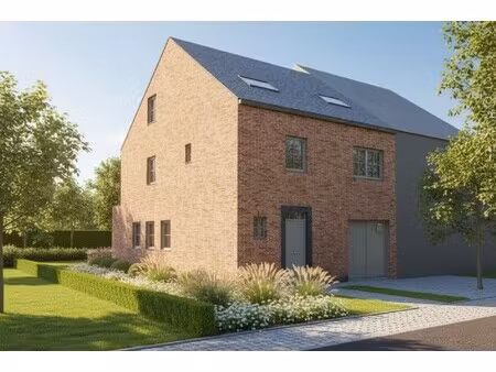 nieuw te bouwen halfopen woning te zedelgem.
