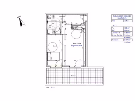 location appartement 2 pièces meublé à perros-guirec (22700) : à louer 2 pièces meublé / 4