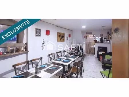 pas de porte tous commerces  actuellement à usage de restaurant pizzeria  fermé depuis 18 
