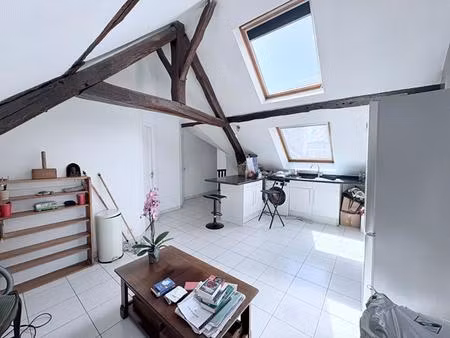 appartement duplex 3 pièces - centre-ville de mantes-la-jolie - investissement locatif