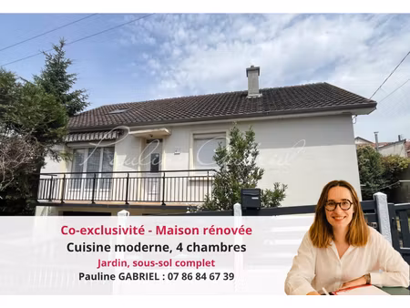 maison rénovée à sainte-cécile  4 chambres  sous-sol complet  jardin