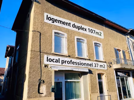 maison de ville rénovée avec local professionnel en centre-ville